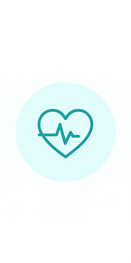 Heart with pulse icon